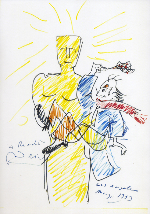 FELLINI_disegno x R.Geleng con Oscar_1_web