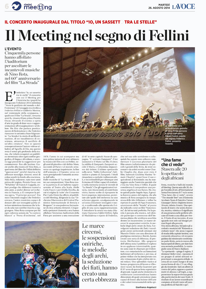 LA VOCE_G.ANGELUCCI_Meeting-CL-8_2014_SHOW_N